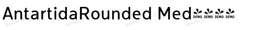 AntartidaRounded Med字体转换